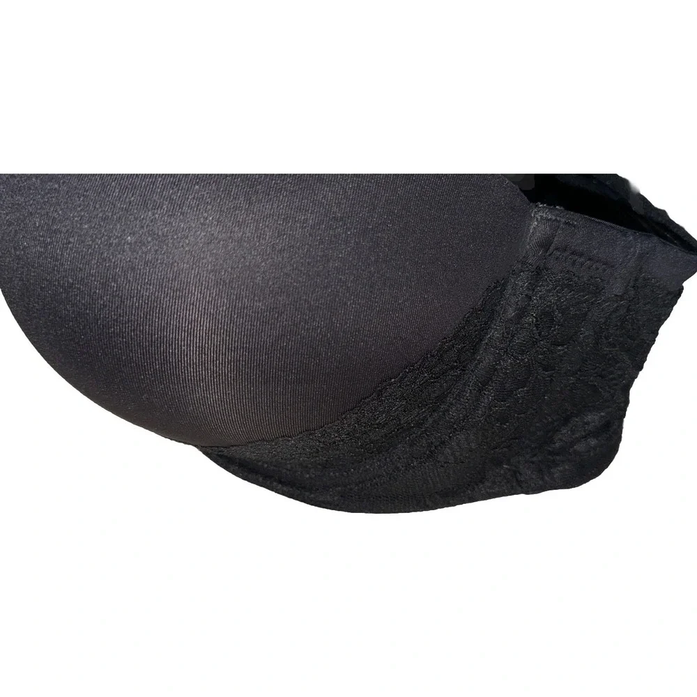 Torrid Bra 42C Black Push Up Padded Multi-Way Lace Underwire Strapless